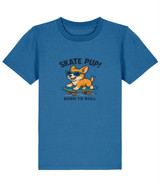 Skate Pup “Born to Roll” Kids T-Shirt